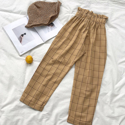 Pantalones Casuales a Cuadros para Primavera - Image 6