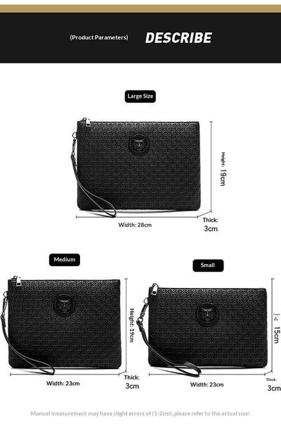 Clutch Personalizado de Textura Tejida con Diseño Minimalista y Gran Capacidad - Image 9