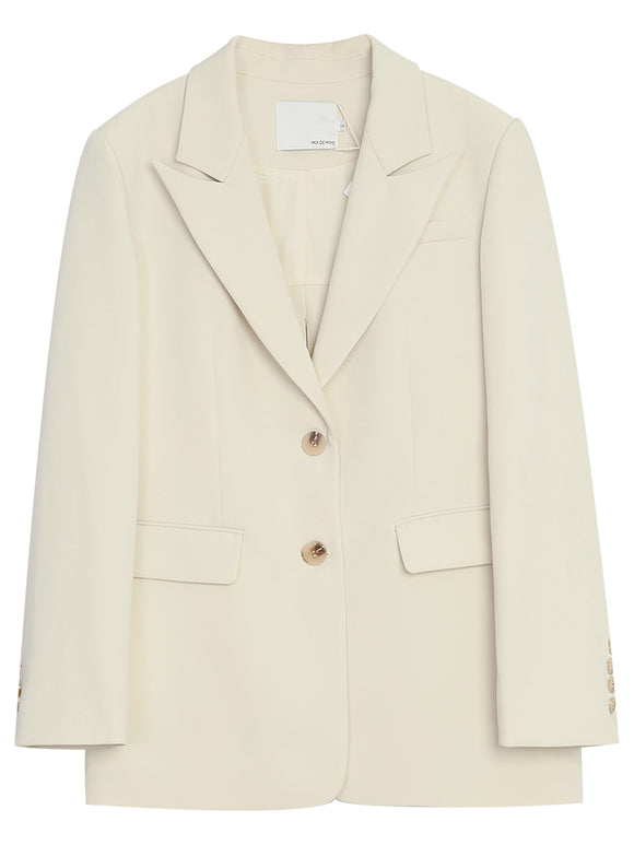 Blazer Casual Gris para Mujer - Primavera y Otoño