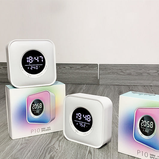 Reloj Despertador con Parlante Bluetooth LED para Escritorio - Image 7