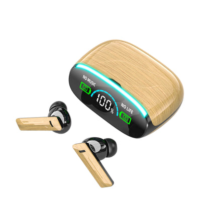 Auriculares Deportivos Inalámbricos con Cancelación de Ruido y Diseño Madera - Image 6