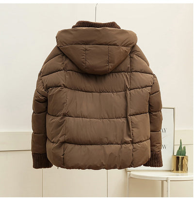 Chaqueta Acolchada Suelta con Capucha en Algodón - Image 15