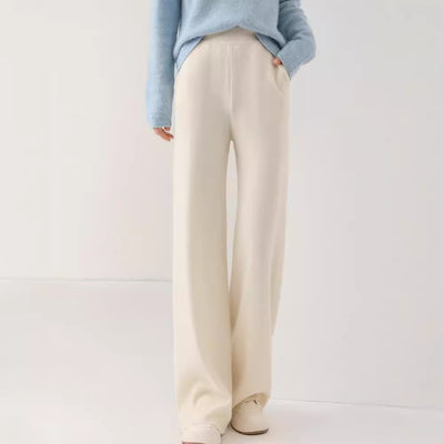 Pantalón de Punto Cintura Alta Grueso Multiuso - Image 3