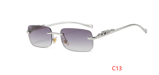 Gafas de Sol Retro Leopardo con Marco Metálico - Image 17