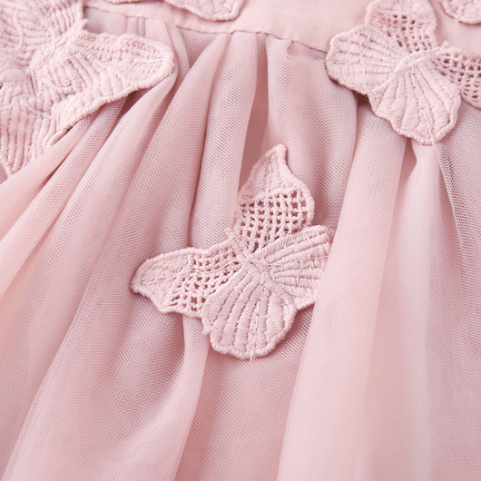 Vestido Princesa Niña con Mangas Volantes - Ideal para Verano - Image 4