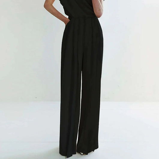Pantalones Casuales Sueltos de Corte Recto para Mujer - Image 3
