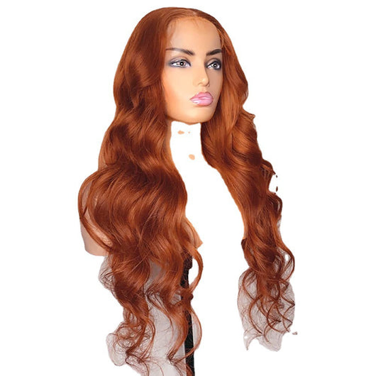 Peluca Sintética Ondas Grandes Encaje Frontal Cabello Largo Rizado Mujer - Image 12