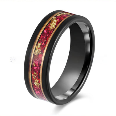 Anillo Vintage Oro Rosa para Hombre - Diseño Elegante - Image 10