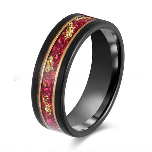 Anillo Vintage Oro Rosa para Hombre - Diseño Elegante - Image 10
