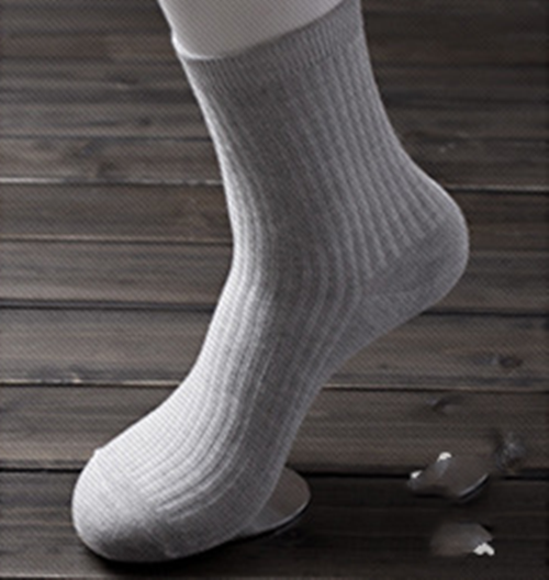 Calcetines Tubo Gruesos de Algodón Puro para Hombre - Comodidad Clásica - Image 10