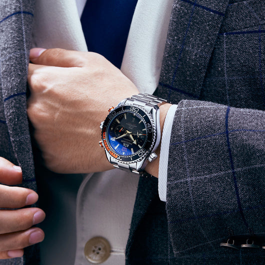 Reloj Automático de Acero Inoxidable con Esfera Luminosa para Hombre