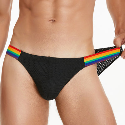 Calzoncillos Hombre Malla Nylon Cintura Arcoíris Baja Comodidad - Image 19