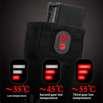 Calcetines Térmicos de Algodón Puro con Calefacción Eléctrica para Esquí - Image 4