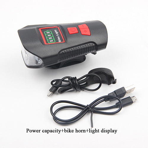 Luz Frontal para Bicicleta USB con Altavoz y Velocímetro - Image 37