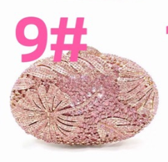 Conjunto Bolso de Noche Elegante con Diamantes y Temperamento de Celebridad - Image 9