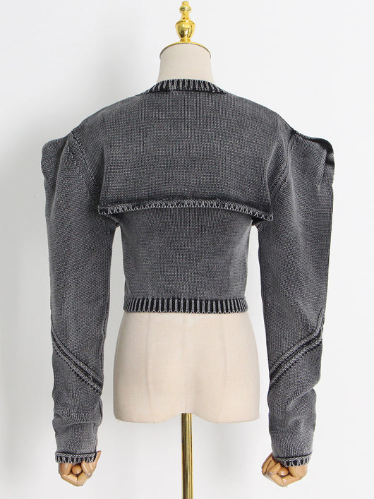 Chaleco Tejido Liso para Mujer - Conjunto Elegante de Diseño - Image 7