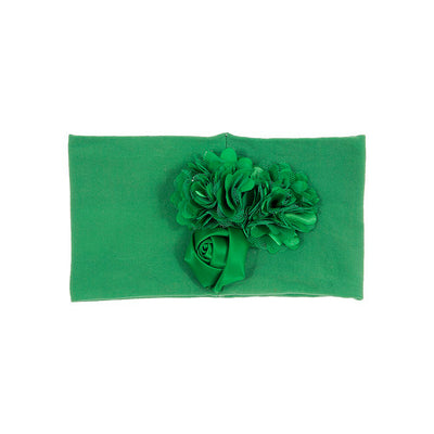 Diadema para Bebé con Flor de Satén y Malla - Image 14