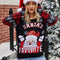 Suéter Tejido con Bordado de Papá Noel
