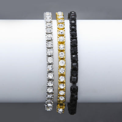 Pulsera Iced Out Dorada para Hombre - Joyería Hip Hop Urbana - Image 28