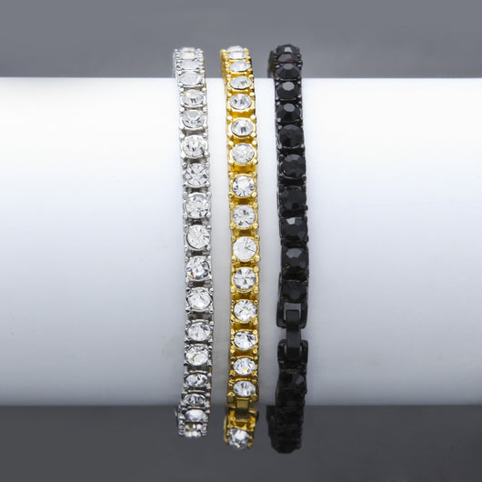 Pulsera Iced Out Dorada para Hombre - Joyería Hip Hop Urbana - Image 28