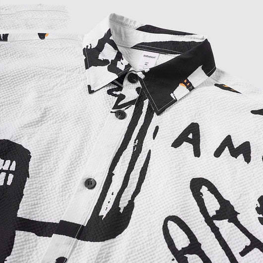 Playera de Diseño Graffiti Pintado a Mano - Colección Otoño Invierno - Image 3