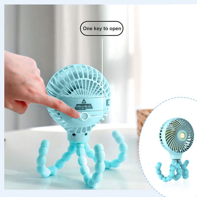 Ventilador Portátil Plegable con Carga USB - Mini Abanico para Cochecito y Hogar - Image 18