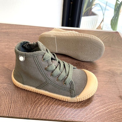 Tenis Canvas Infantiles de Suela Suave Estilo Coreano Primavera Otoño - Image 29