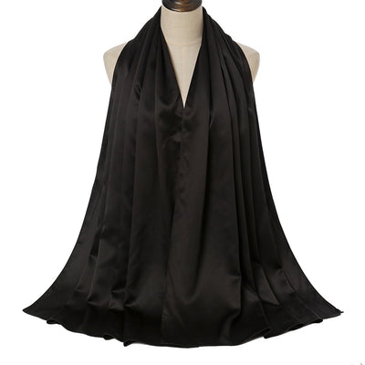 Pañuelo de Satén Monocromático Perla - Elegancia Pura - Image 10