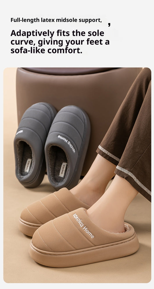 Zapatos de Algodón Impermeables con Forro Polar Cálidos para Otoño e Invierno - Image 23