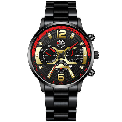 Reloj de Negocios Hombre Acero Inoxidable con Calendario Cuarzo - Image 4