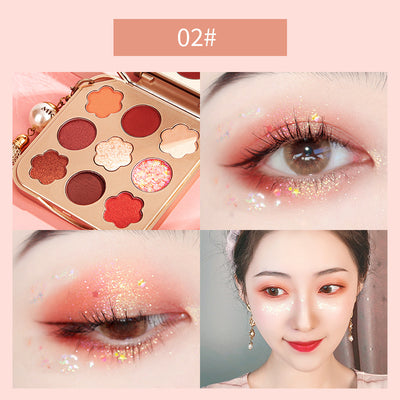 Paleta de Sombras Diamante Perlado Mate Impermeable de 9 Colores de Larga Duración - Image 16