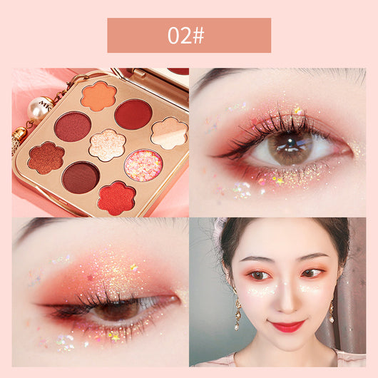 Paleta de Sombras Diamante Perlado Mate Impermeable de 9 Colores de Larga Duración - Image 16