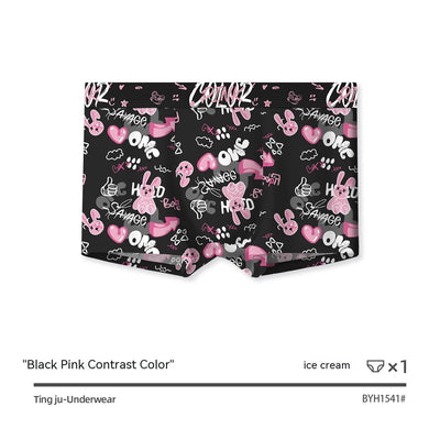 Calzoncillos Boxer Tipo Brief Negro y Rosa Transpirables con Protección Antibacteriana para Hombre - Image 3