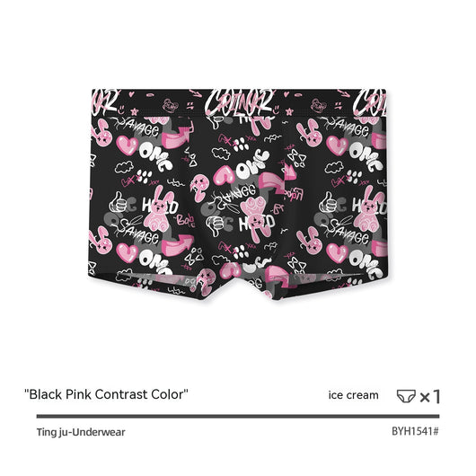 Calzoncillos Boxer Tipo Brief Negro y Rosa Transpirables con Protección Antibacteriana para Hombre - Image 3