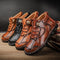 Botas Altas de Cuero Estilo Británico con Suela Antideslizante