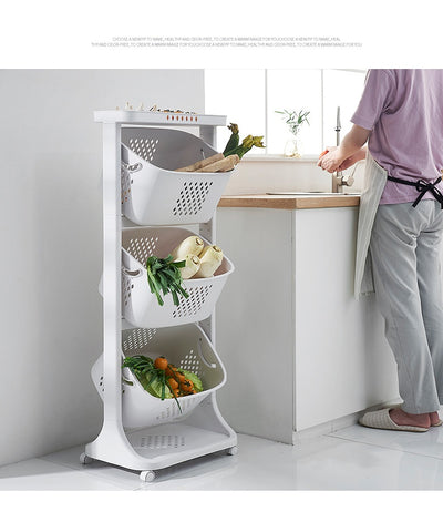 Organizador de Vegetales y Frutas para Cocina - Canasta de Almacenamiento - Image 18