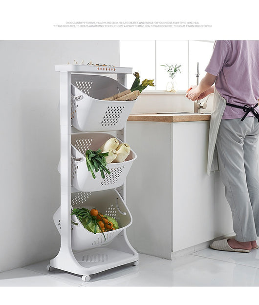 Organizador de Vegetales y Frutas para Cocina - Canasta de Almacenamiento - Image 18