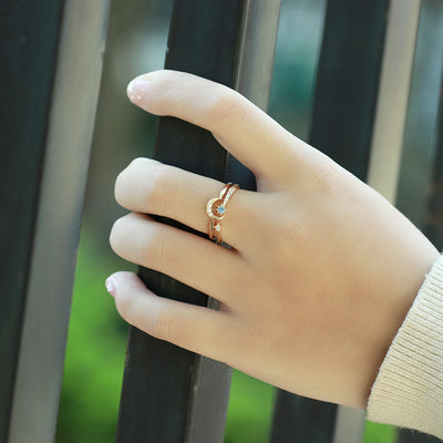 Anillo de Plata S925 con Estrella y Luna de Circón - Image 13