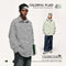 Abrigo Camisa Cuadros Otoño Invierno Oversize Borde Deshilachado