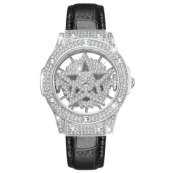Reloj Hueco con Estrellas de la Suerte