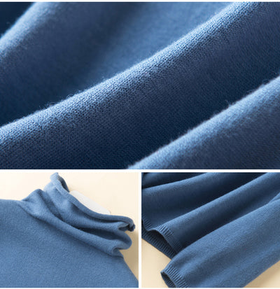 Suéter Cuello Alto Ajustado Textura Satinada Premium - Image 17