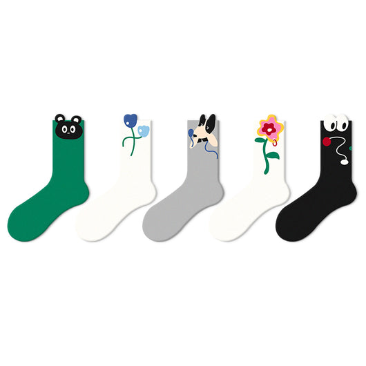 Calcetines Finos Medianos para Mujer - Diseño Adorable y Cómodo - Image 9