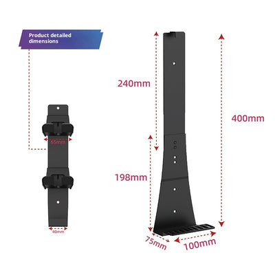 Repisa Universal para Pared con Soporte para Auriculares - Image 3