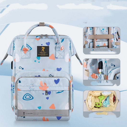 Mochila Portabebé para Mamás Modernas - Diseño Trendy Madre e Hijo - Image 9