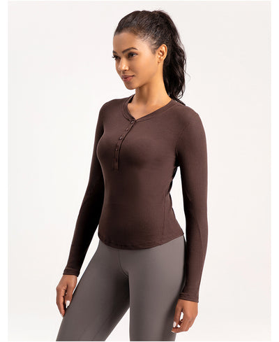 Playera Deportiva de Manga Larga para Yoga y Running - Image 21