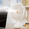 Ventilador Portátil USB con Clip y Función de Spray