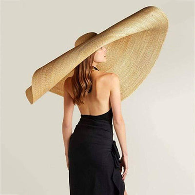 Sombrero de Paja para Playa y Viajes - Protección Solar Elegante