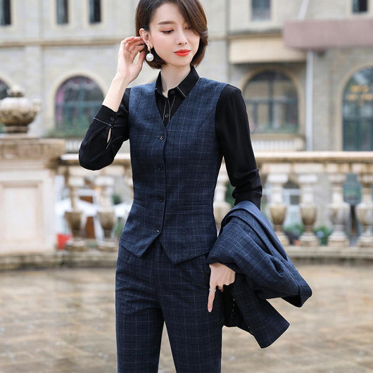 Traje Cuadros Ejecutivo Premium - Elegancia Profesional - Image 3