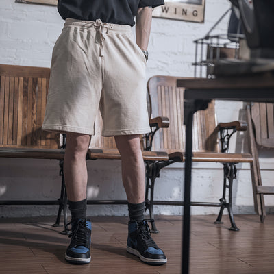 Shorts y Sudadera de Algodón Terry para Hombre