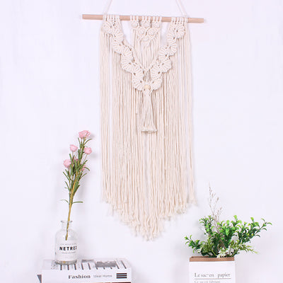 Tapiz de Encaje Nórdico Tejido a Mano para Decoración de Pared - Image 6